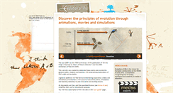 Desktop Screenshot of evolution-of-life.com